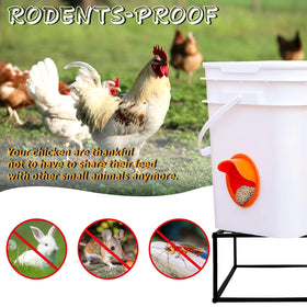 Beyoogeem chicken waterer stand iron construction with baking paint finish