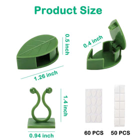 Beyoslf invisible wall clip blends with foliage for tidy vines.