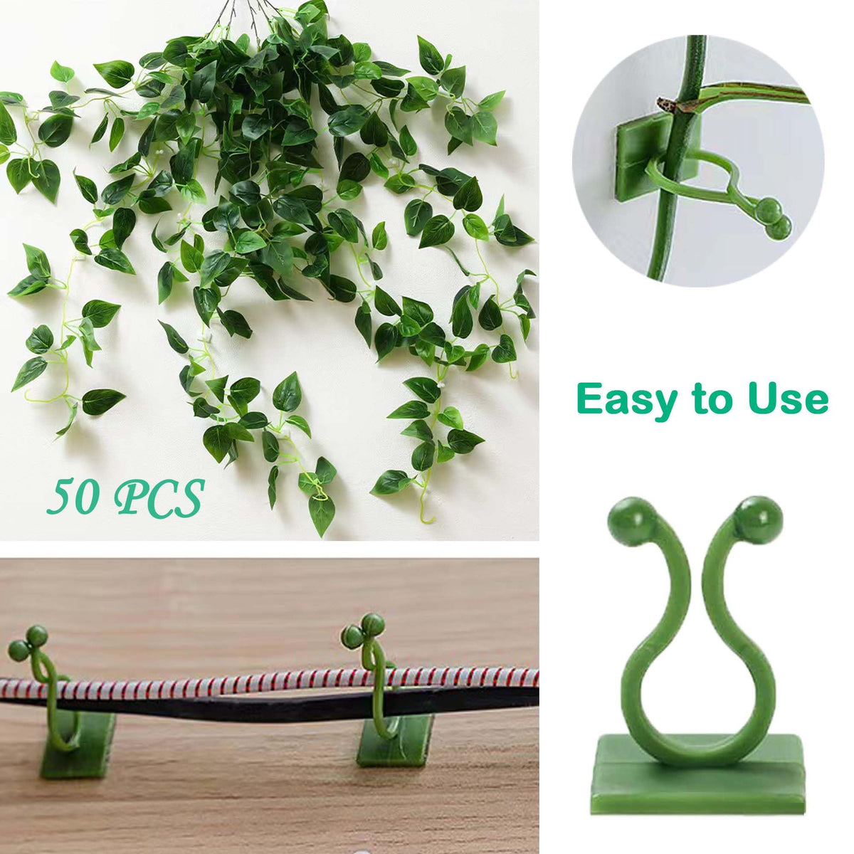 Beyoslf vine wall mount clip offers outdoor-grade traction.