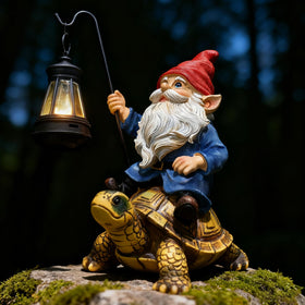 Bezseili patio balcony garden gnome decoration for outdoor spaces
