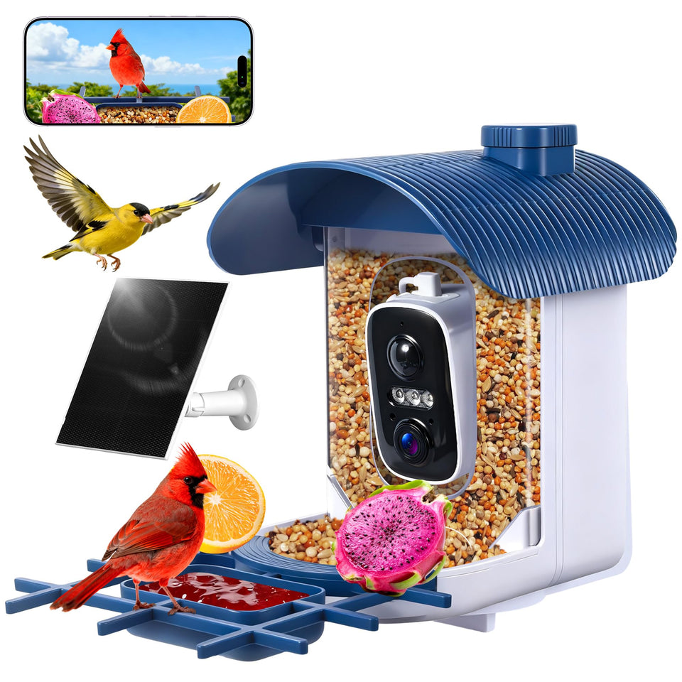 BFECUCA Smart Bird Feeder Camera delivers crisp 2K live view for backyard watching