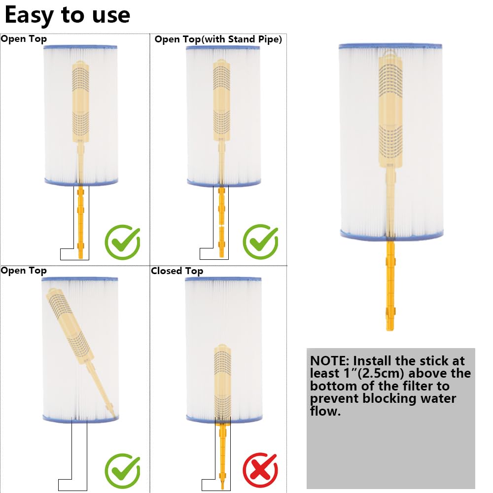 BFJOG hot tub mineral stick installation guide with simple setup steps