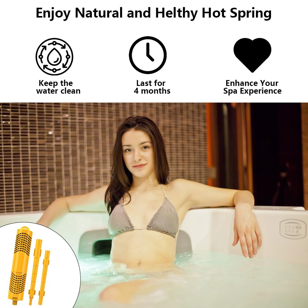 BFJOG hot tub mineral stick long-life design with months of filtration potential