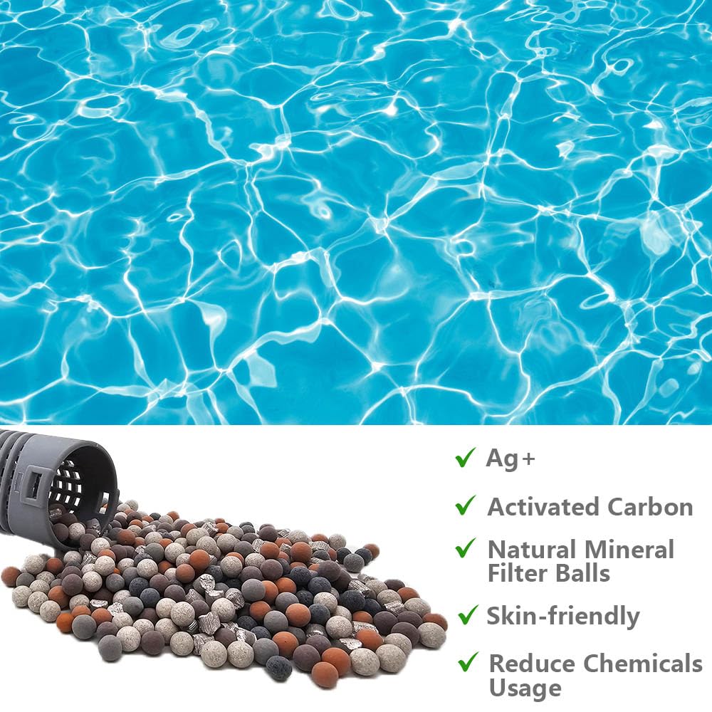 BFJOG Silver Ion Cartridge packaging indicates quick, simple setup for spas.