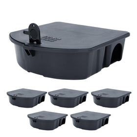 B&G Standard Rodent Station front view emphasizes a discreet, low-profile design for homes and businesses.