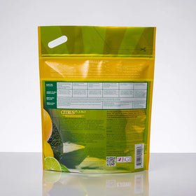BGI CitrusGain application area demonstrates easy circular spreading for even feeding.