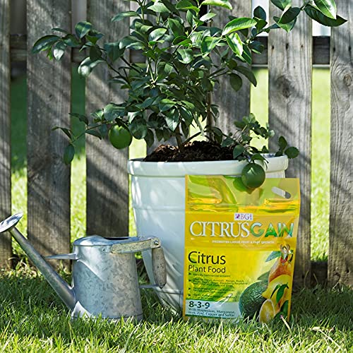BGI CitrusGain bag with reclosable top keeps nutrients fresh.
