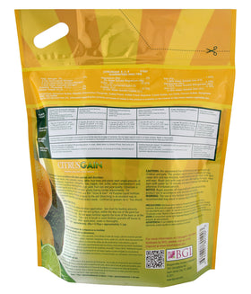 BGI Fertilizers CitrusGain watered in for steady nutrient delivery.