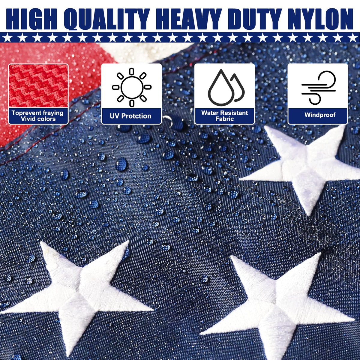 BGTXCZ heavy-duty stitching and four-row fly hem prevent tearing.