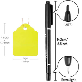 BHSKJSZ marker pen included for fast labeling
