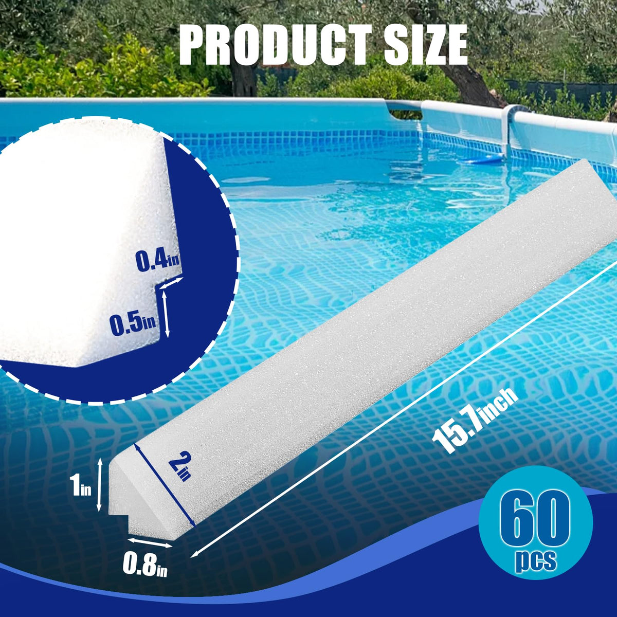 Close-up of the Bhyhok pool cove edge for a smoother pool transition.