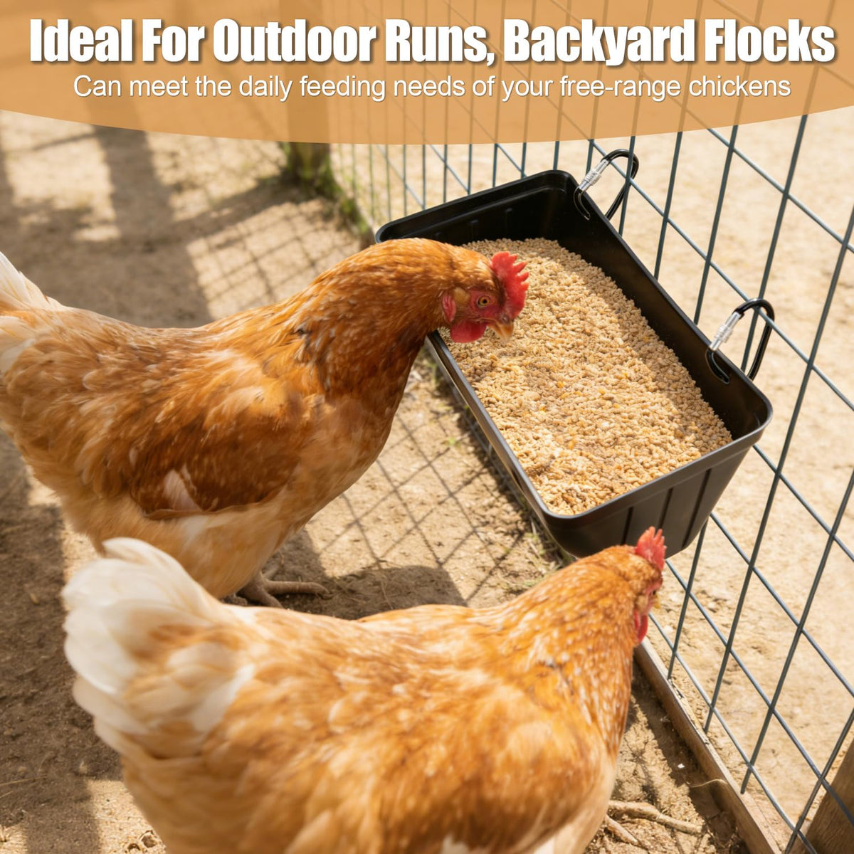 Bi Fujian easy-mount on fences or walls to reduce mess