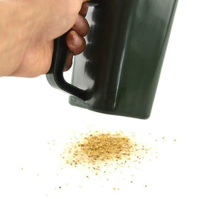 Bibabala garden scoop army green, mulch and soil sift, for clean planting prep.