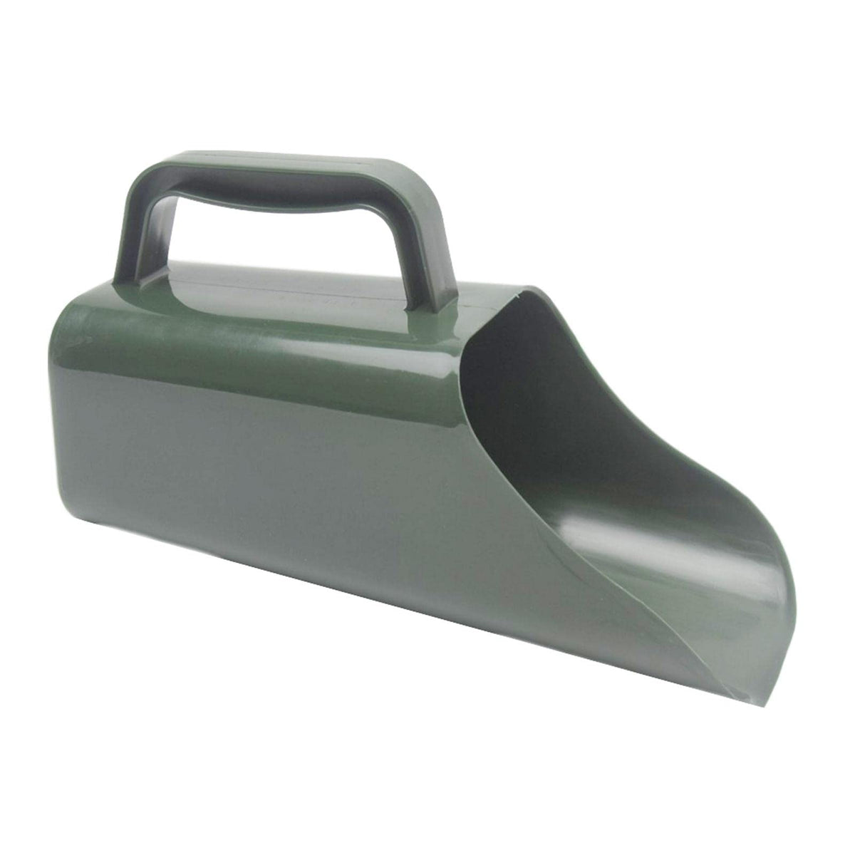 Bibabala garden shovel army green, front view, ideal for quick soil digging and transplant prep.