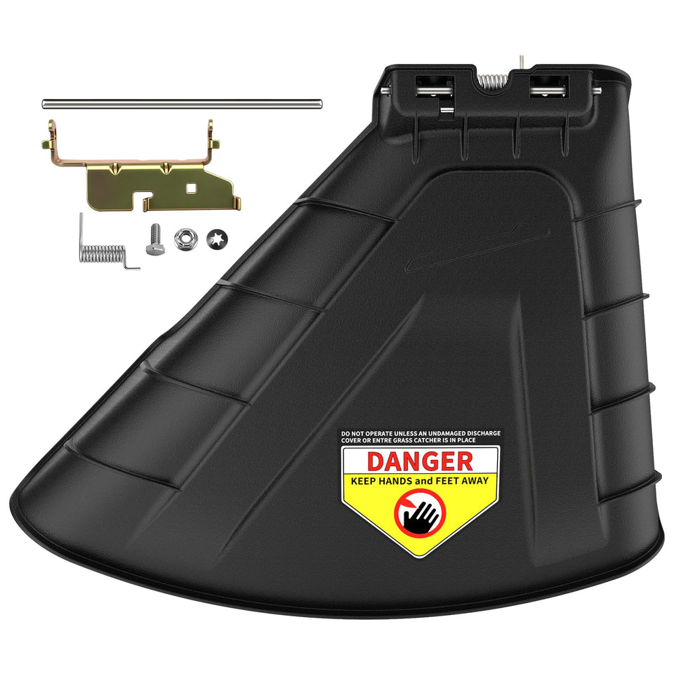 BIBIJIE 631-07619 side discharge deflector chute for Cub Cadet XT1 series improves grass flow away from the operator.