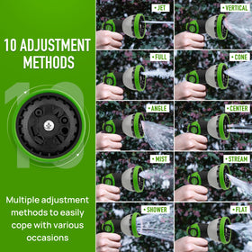 Durable ABS plastic with rubber coating resists corrosion during outdoor tasks