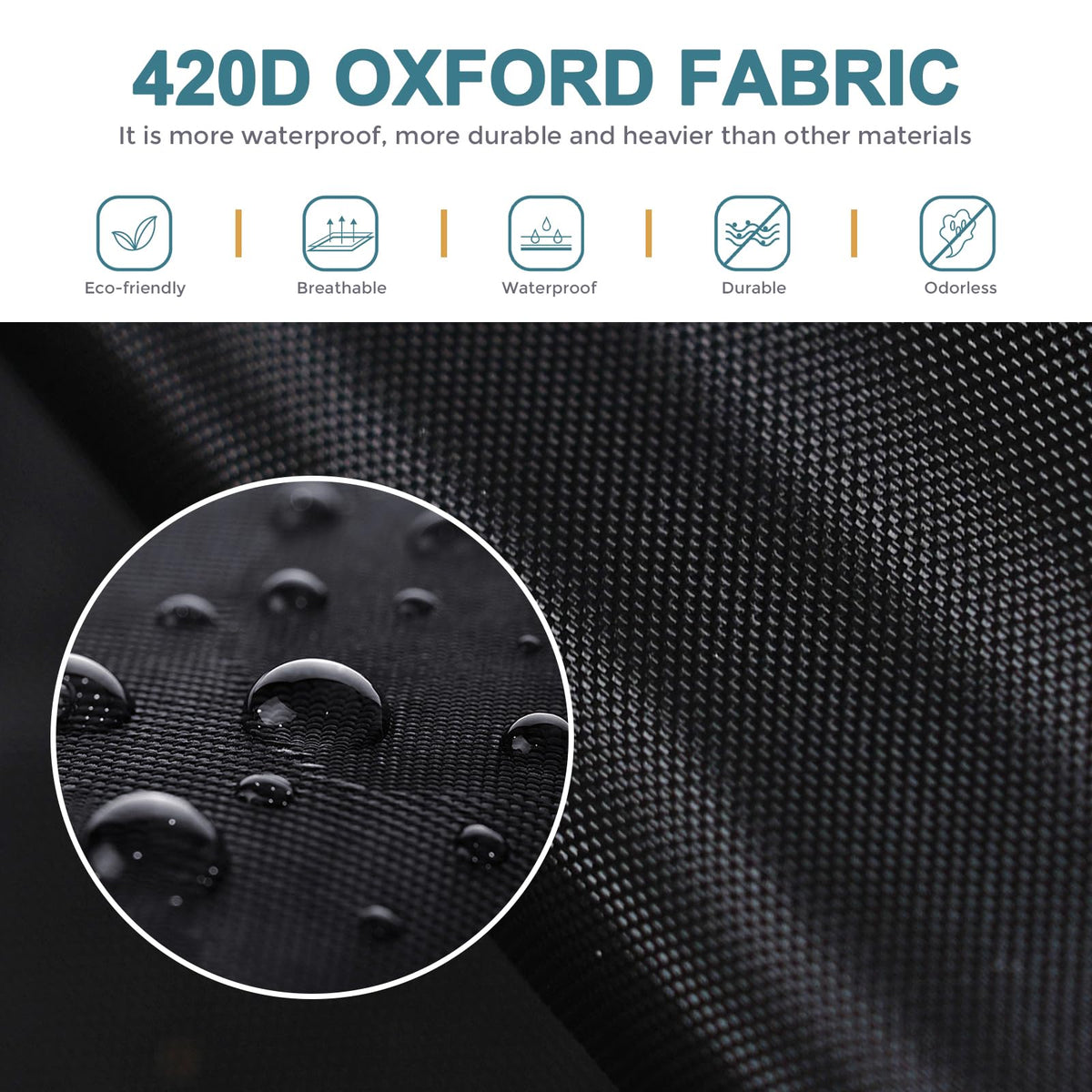 Bicherub easy-clean, fade-resistant cover is simple to wipe or wash.