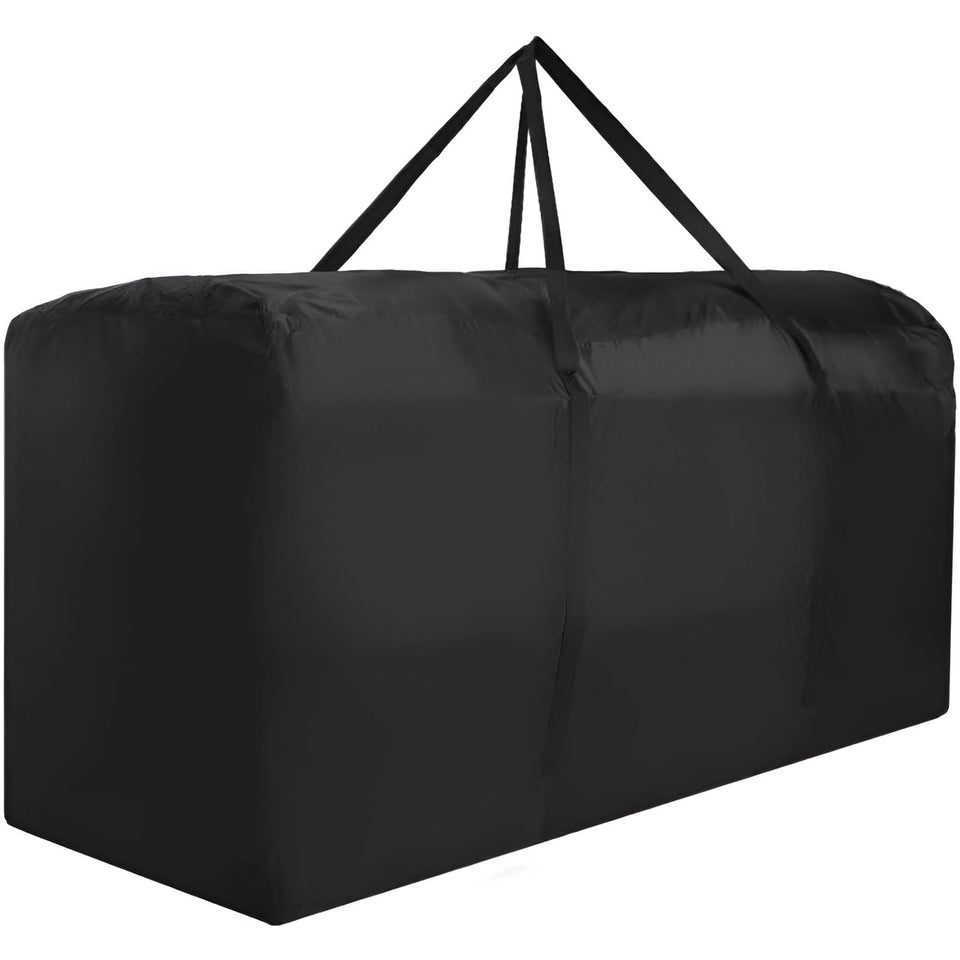 Bicherub outdoor cushion storage bag with open top for quick access