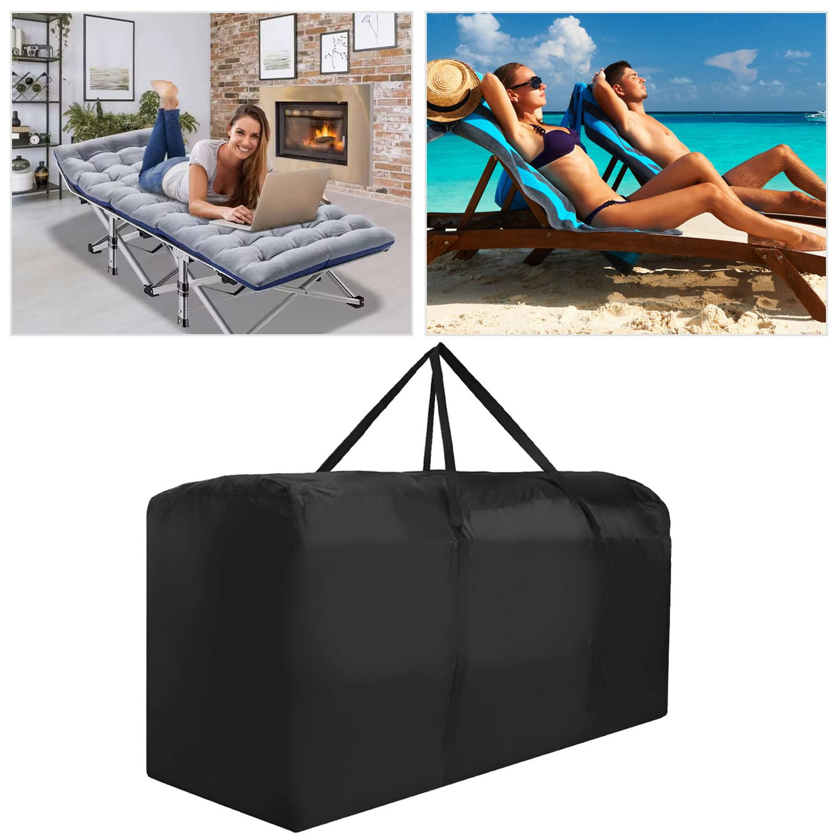 Bicherub weatherproof Oxford fabric protects cushions from sun and rain