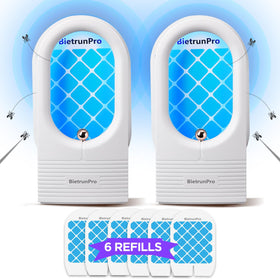 BietrunPro indoor fruit-fly trap with UV/blue lamps, front view, safe operation