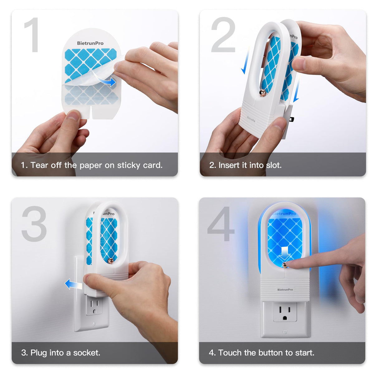 BietrunPro safe, odorless insect trap for homes