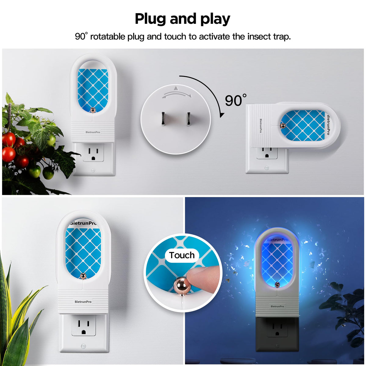 BietrunPro trap assembly and plug-in activation