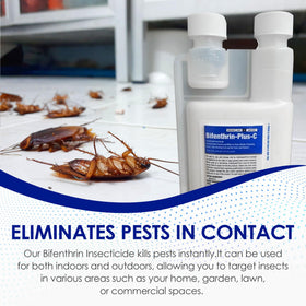 Bifenthrin Plus-C safe formulation for families and pets.