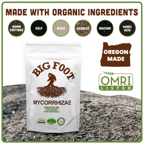 Big Foot Mycorrhizae 7500 spores highlights strong root support potential