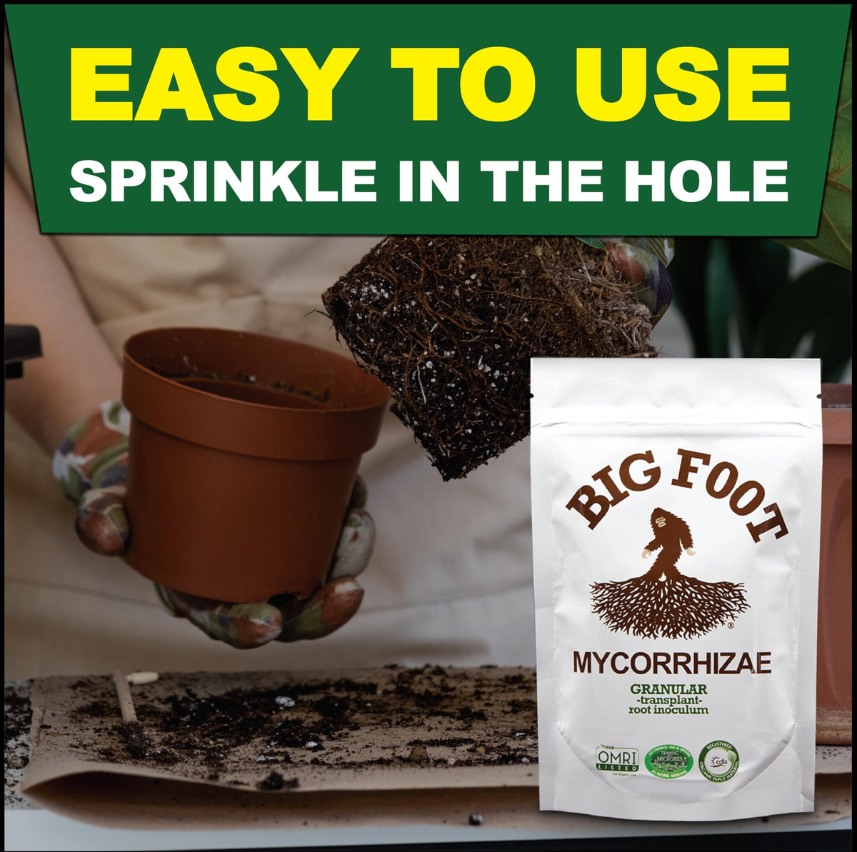 Big Foot Mycorrhizae manufactured in the USA for quality assurance