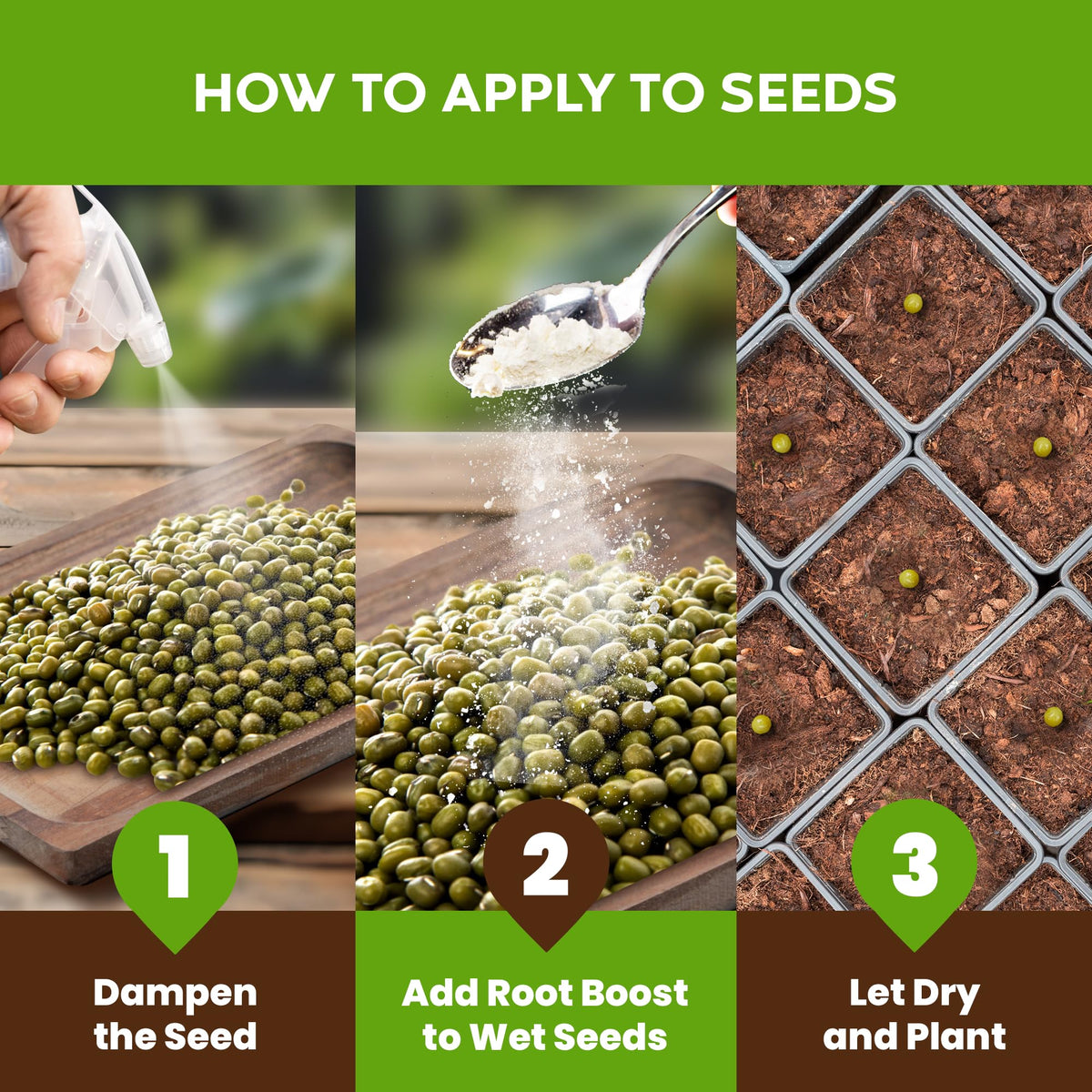Big Foot Root Boost used in garden beds and pots for stronger roots.