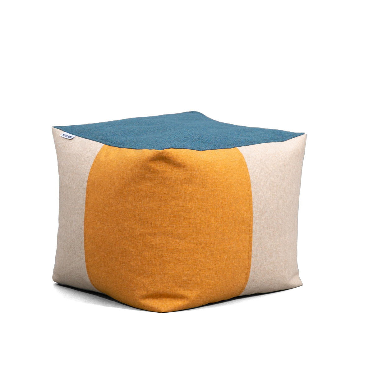 Big Joe Patio Square Ottoman Sunset Block Intertwist for outdoor lounging and style