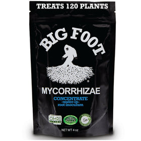Big Foot Mycorrhizae bottle pour enhances root development during watering
