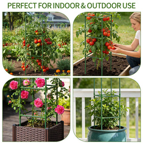 BIGNEWWANG outdoor garden trellis setup fits patios and balconies.