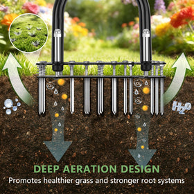 Bigwish external rebound spring promotes smooth aeration by preventing clogging.