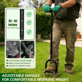 Bigwish heavy-duty steel construction withstands outdoor use season after season.