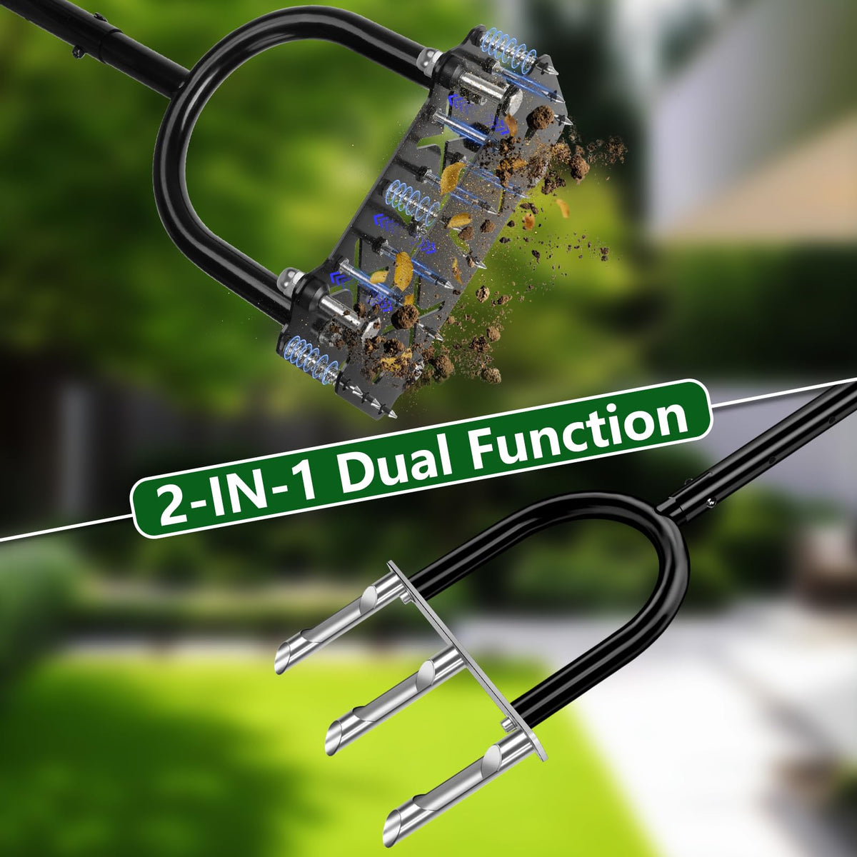 Bigwish adjustable-height handle provides customizable leverage and reduced back strain.