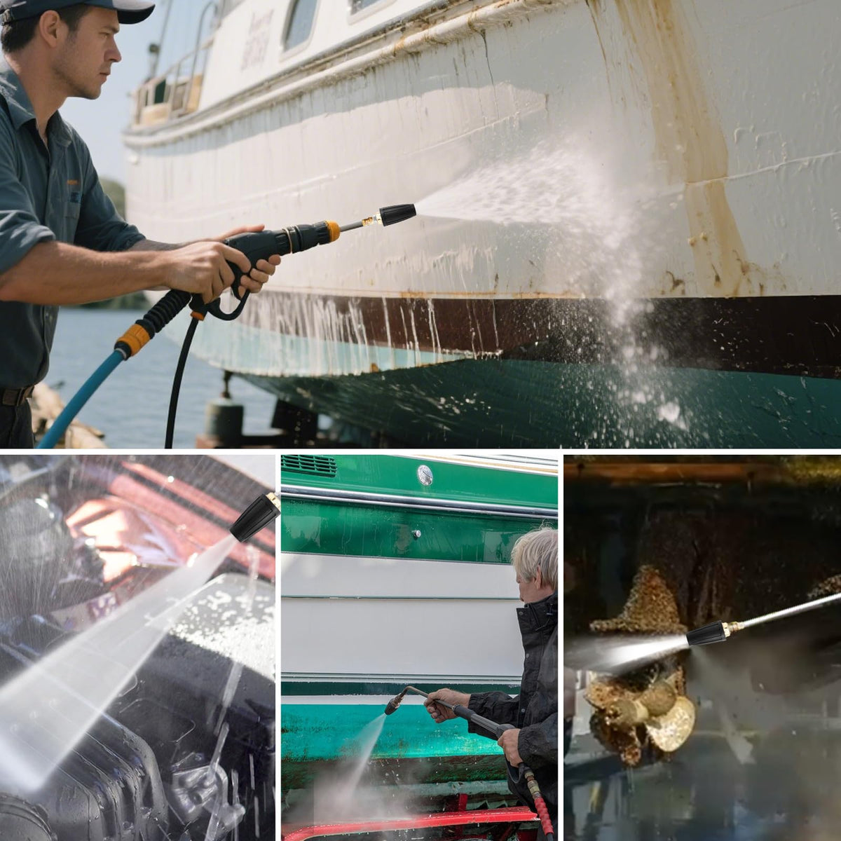 Bihijua versatile nozzle for brick concrete metal surfaces