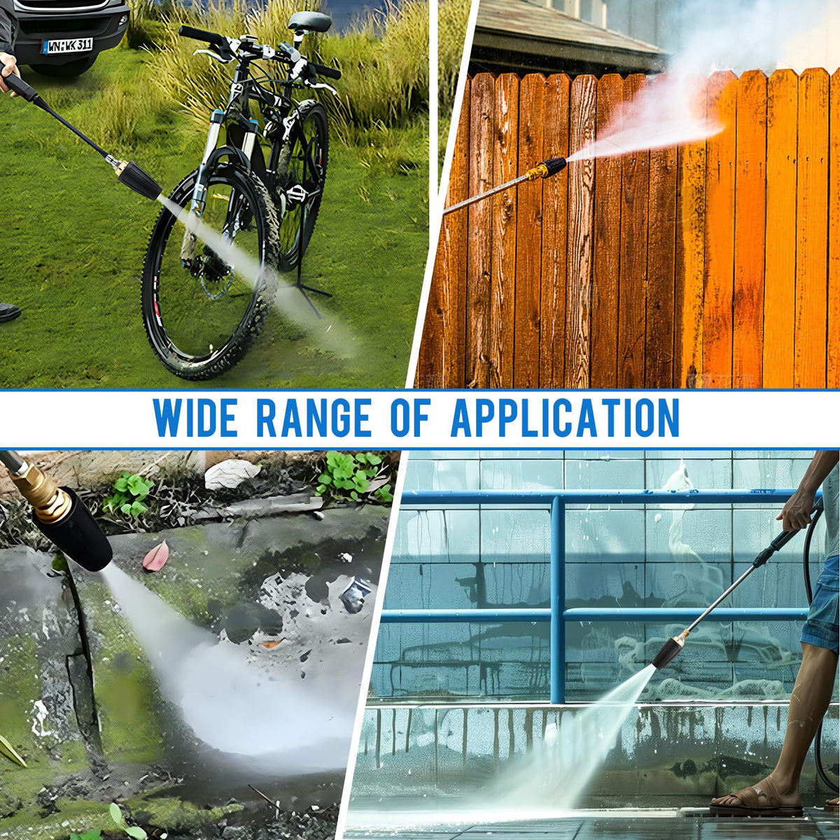 Bihijua 4000 PSI 4 GPM precision cleaning for stubborn grime