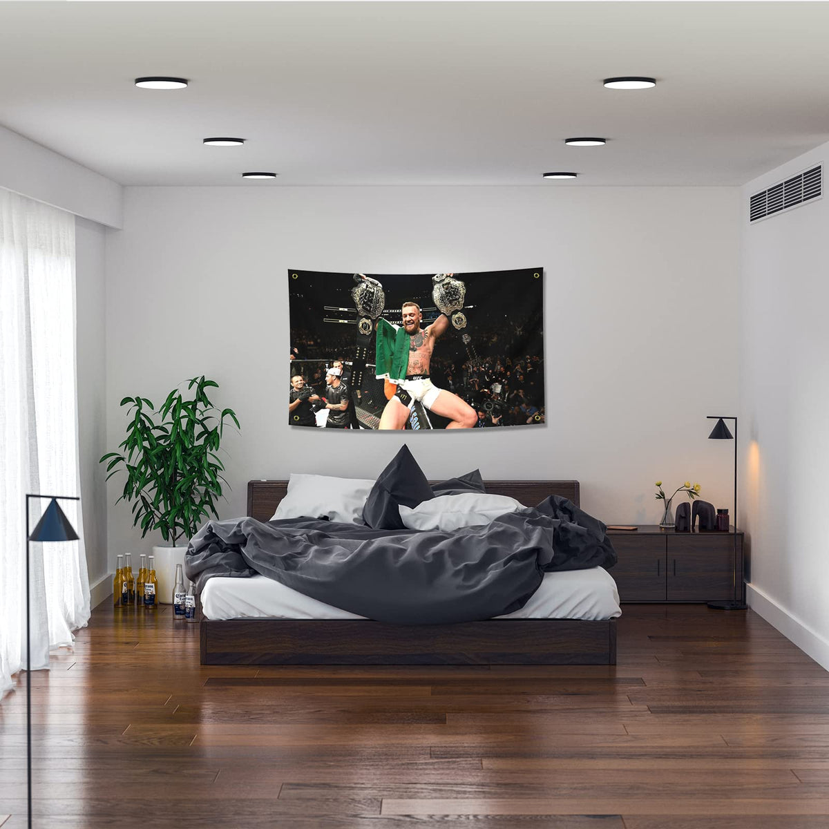 BIiaiue Conor McGregor flag vivid print for lasting color.