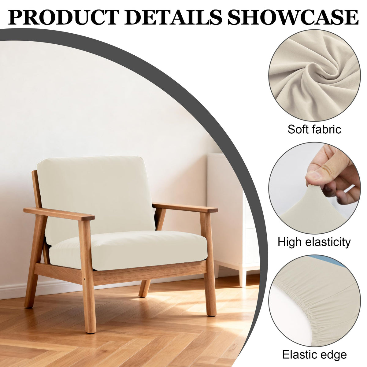 BIETYONE cushions fit 20–27 inch sizes for universal compatibility.