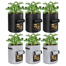 BIJOKETTEN potato grow bag with flap window for easy harvest and monitoring.