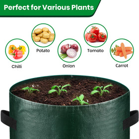 BIJOKETTEN grow bag shows drainage holes for moisture control.