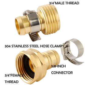 BILAL 34 ght male connector facilitates easy hose end repair