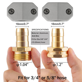 Bilal aluminum alloy connectors close-up highlights rust-resistant construction for lasting performance