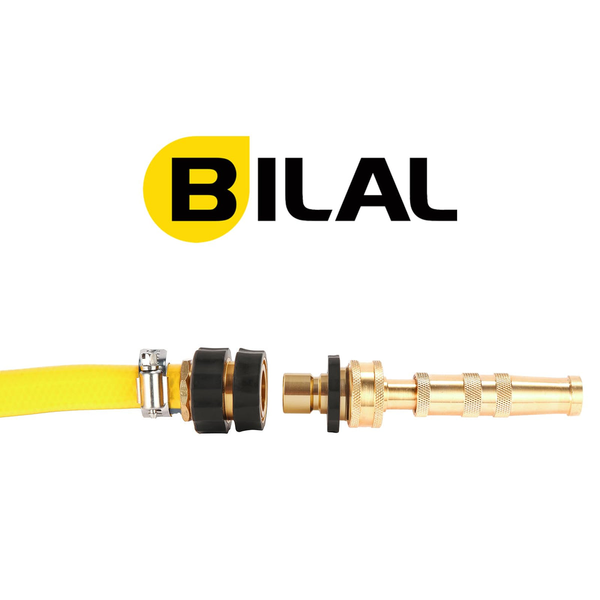BILAL easy-connect system enabling rapid tool changes for watering