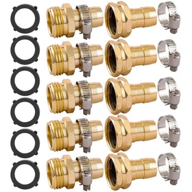 Bilal garden hose repair connector kit for quick leaks on 3/4 inch or 5/8 inch hoses