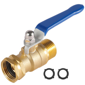 Bilal heavy-duty garden hose shut off valve with long handle for easy, precise water control.