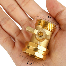 Bilal solid-brass shut-off valve for durable outdoor watering
