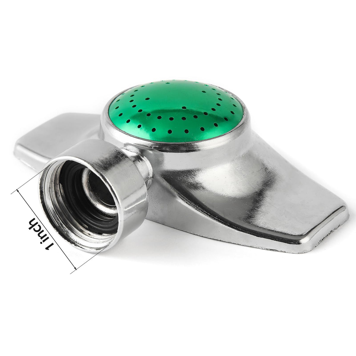 BILAL sprinkler with 3/4-inch hose connector for leak protection.