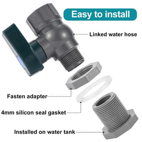 BILAL Teflon tape on threads for secure, leak-free sealing